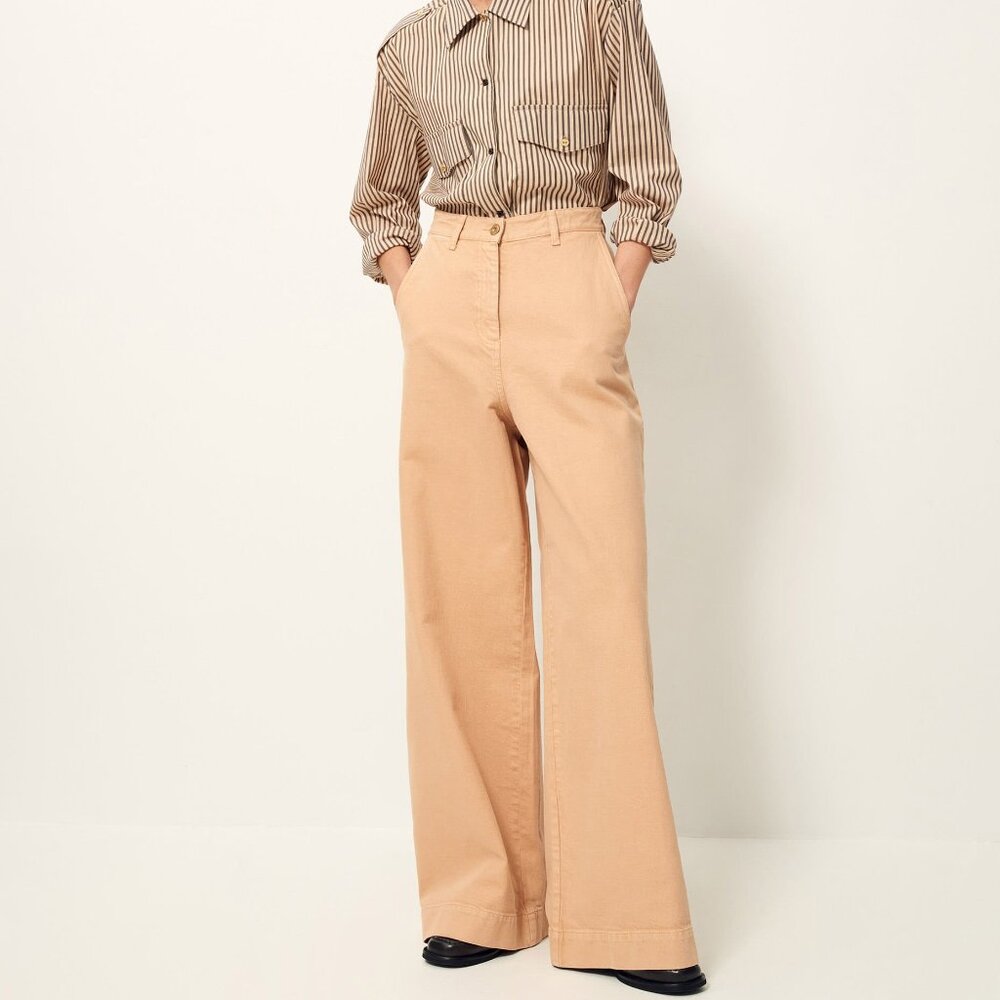 Ebedye Wide Legged Jeans in Blushy Pink by Sessun